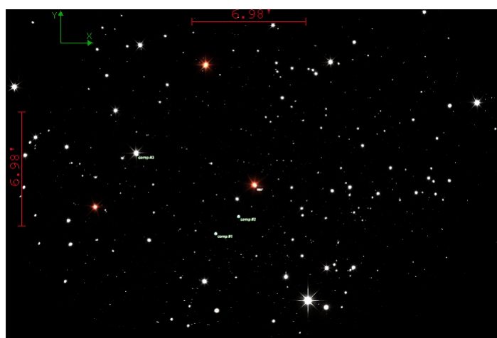 Mapka - TOI-1701, JD 2461135.44461