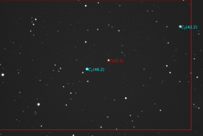 Mapka - KELT-23 A, JD 2461135.34188