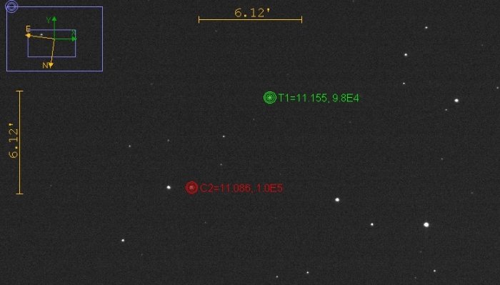 Mapka - AA UMa, JD 2461136.52832