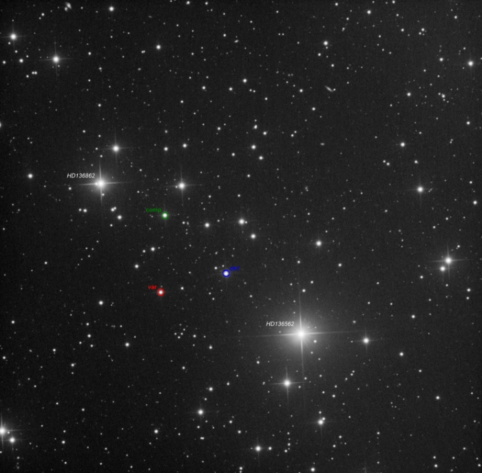 Mapka - CzeV2569, JD 2461137.29945