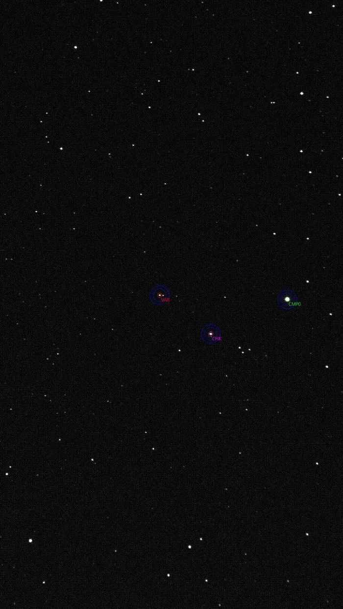 Mapka - SZ Her, JD 2461139.40187