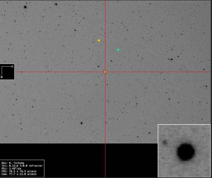 Mapka - AR Dra, JD 2461146.60850