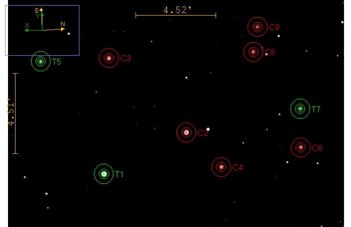 Mapka - KELT-23 A, JD 2461144.34312