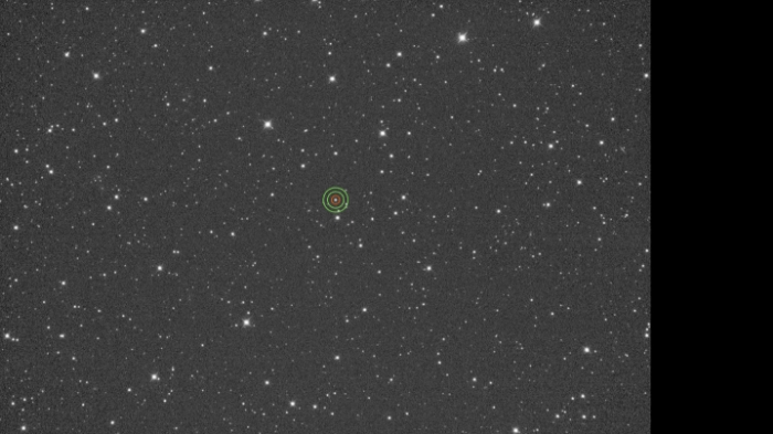 Mapka - V0381 Her, JD 2461147.21202