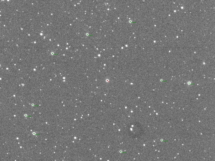 Mapka - TOI-157, JD 2461067.63417