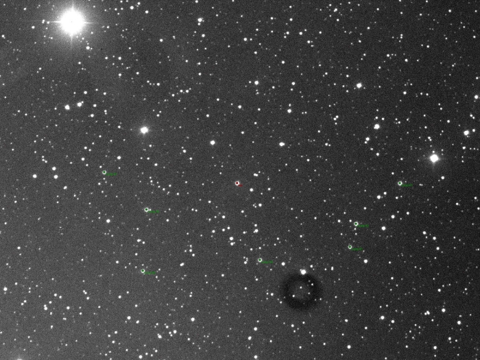 Mapka - TOI-3023, JD 2461072.53860