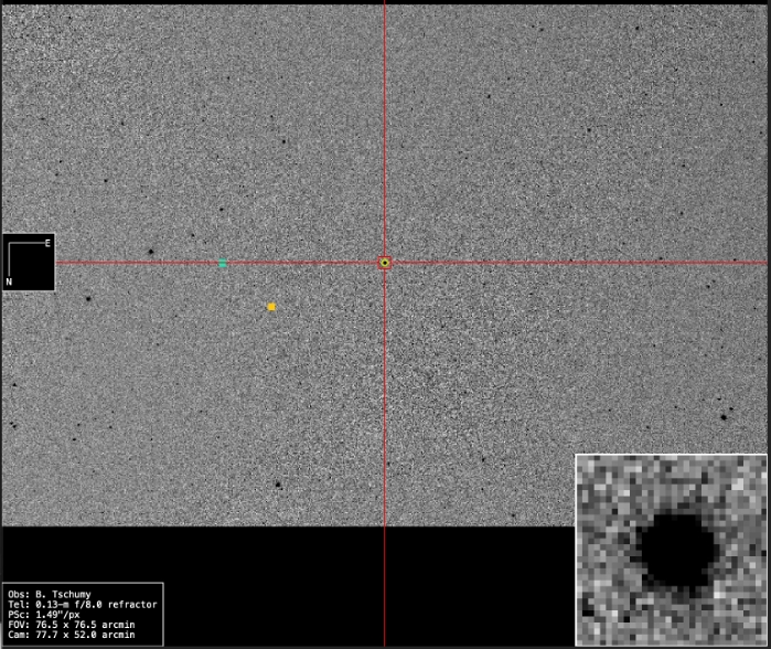 Mapka - VZ CVn, JD 2461150.60859