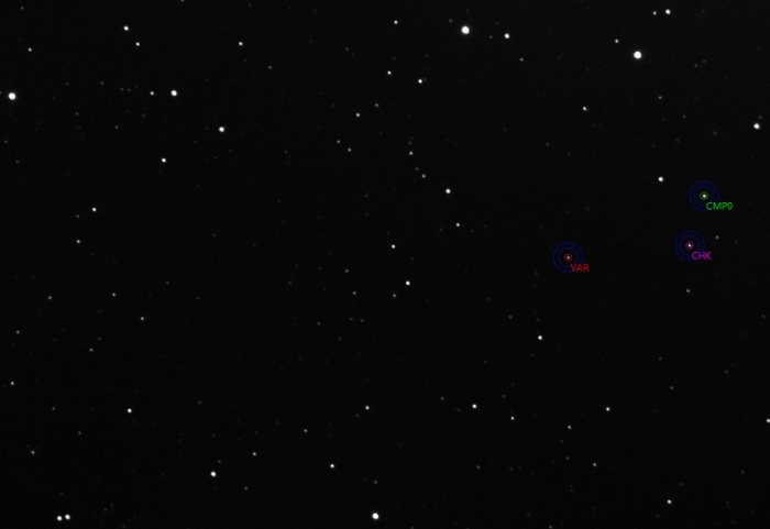 Mapka - V1435 Her, JD 2461133.40365