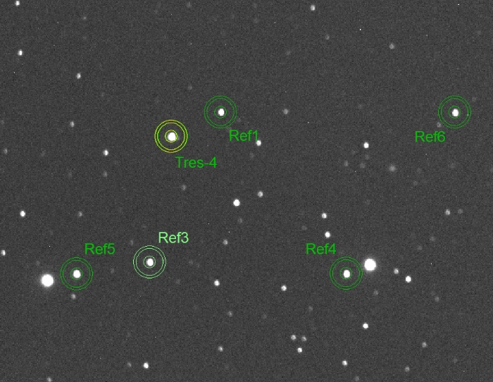 Mapka - TrES-4, JD 2461157.43689