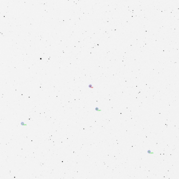 Mapka - V0573 Lyr, JD 2461159.36759