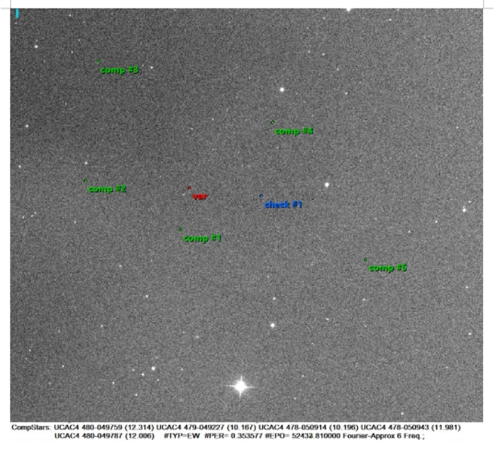 Mapka - QZ Leo, JD 2461160.30474