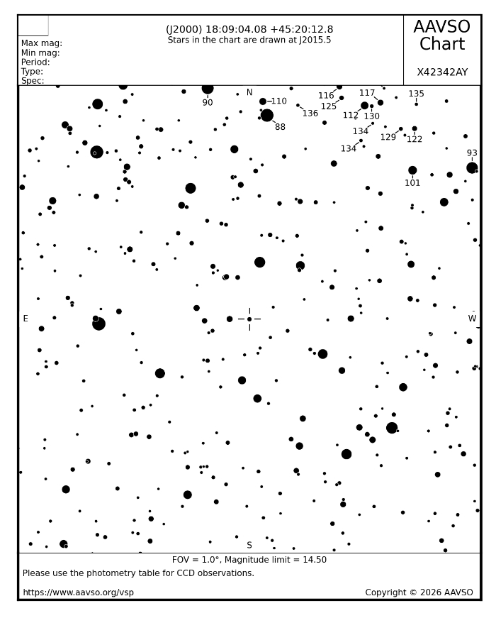 Mapka - TOI-2583, JD 2461164.32633