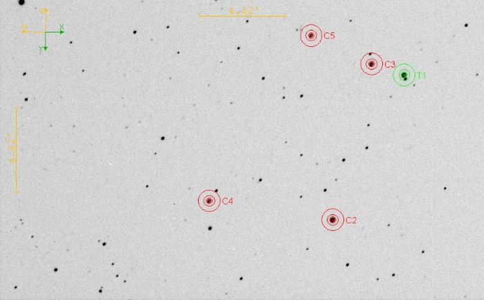 Mapka - TOI-5386, JD 2461120.43786