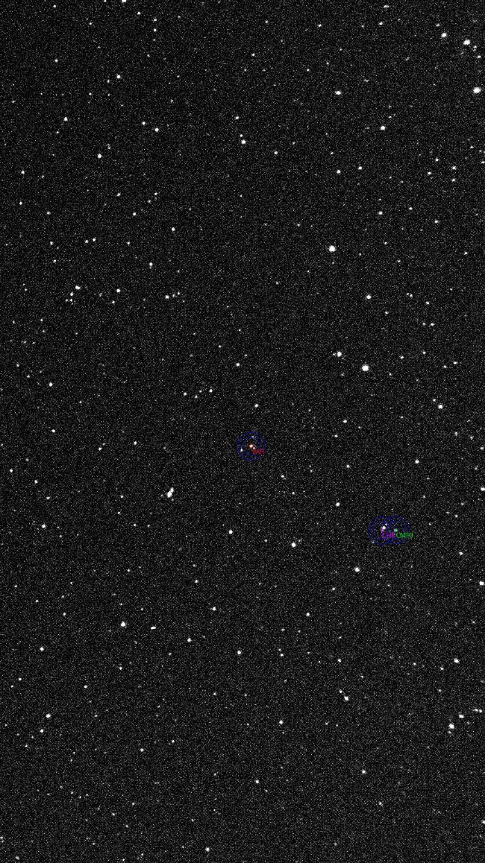 Mapka - V0592 Lyr, JD 2461181.42649