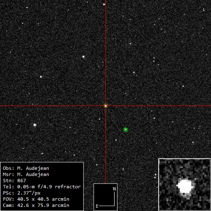 Mapka - ZZ UMa, JD 2461182.37666
