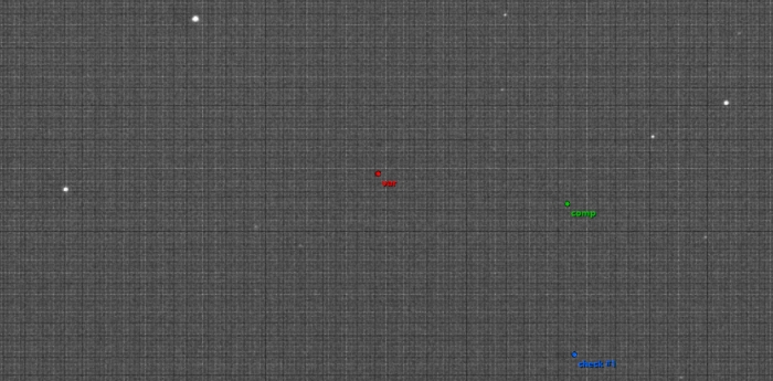 Mapka - HW Vir, JD 2461182.32015