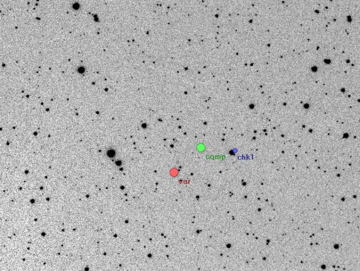 Mapka - AM CMi, JD 2456002.26680