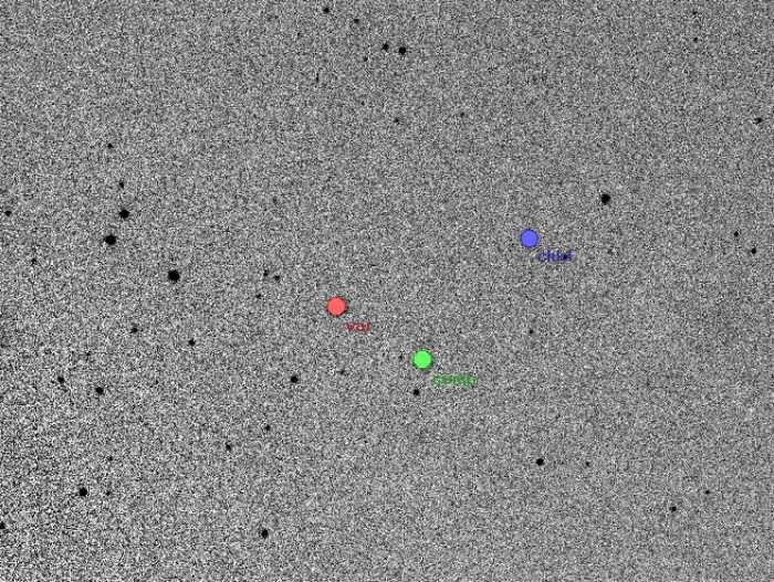 Mapka - XZ Leo, JD 2456003.28616