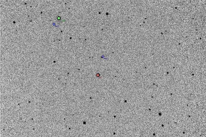 Mapka - V0829 Her, JD 2456002.52441