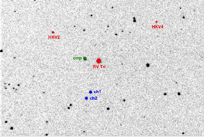 Mapka - RV Tri, JD 2454718.29424