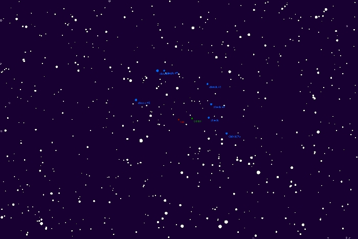 Mapka - AH Tau, JD 2456222.58223