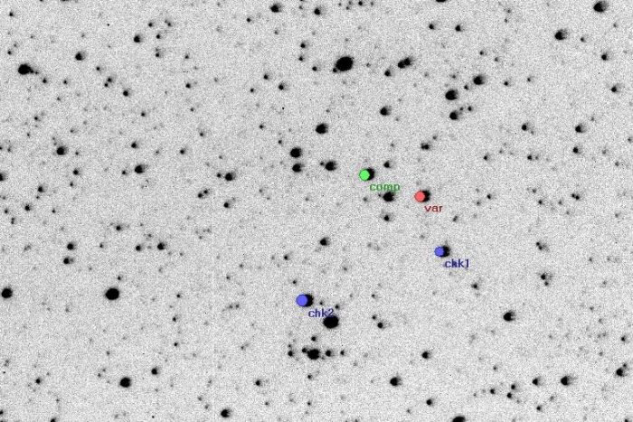 Mapka - GS Cep, JD 2454374.39244