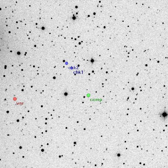 Mapka - AH Tau, JD 2457383.28277