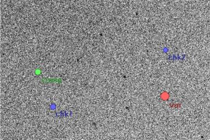 Mapka - T CrB, JD 2455280.50724