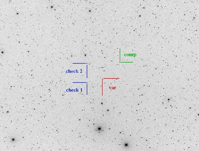 Mapka - V0658 Lyr, JD 2459044.36809
