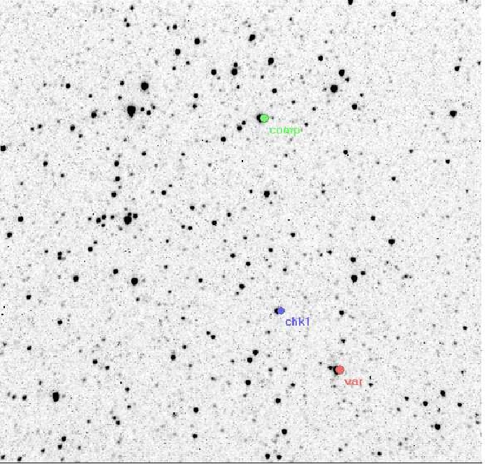 Mapka - CW Sge, JD 2453936.45939