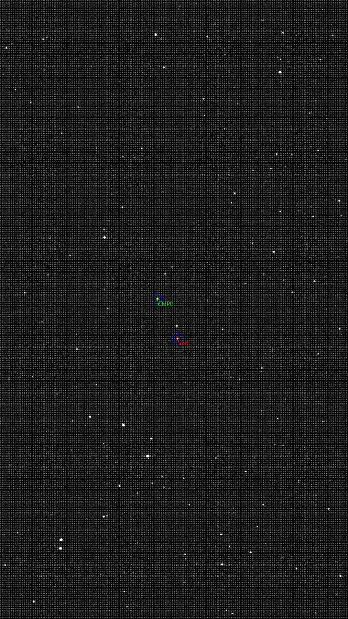 Mapka - DK Cyg, JD 2461218.40585