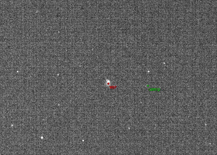 Mapka - BV Dra, JD 2461219.33742