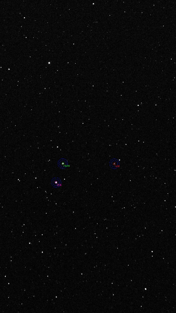 Mapka - DK Cyg, JD 2461234.43853