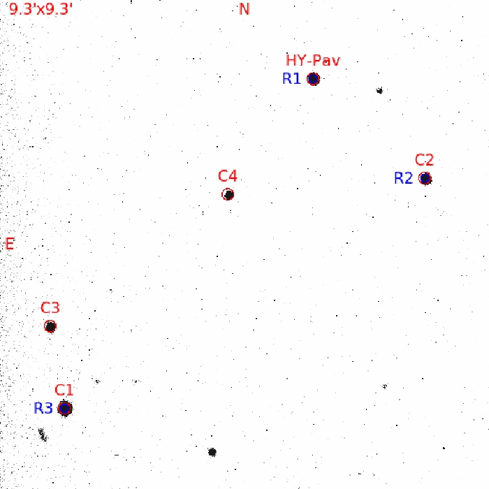 Mapka - HY Pav, JD 2459404.54290