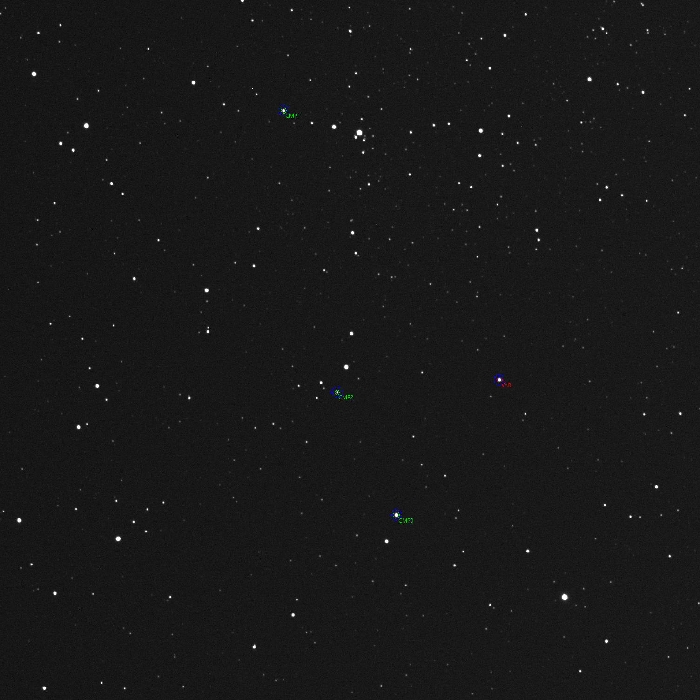 Mapka - Gaia DR3 463116707103306496, JD 2461256.33362
