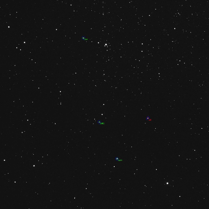 Mapka - Gaia DR3 463116707103306496, JD 2461263.42878
