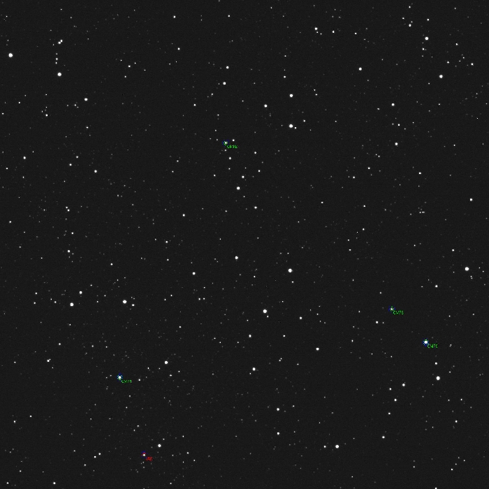 Mapka - V1318 Cas, JD 2461299.28531