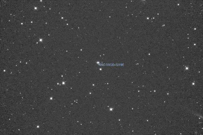 Mapka - GSC 03020-02195, JD 2461112.10037