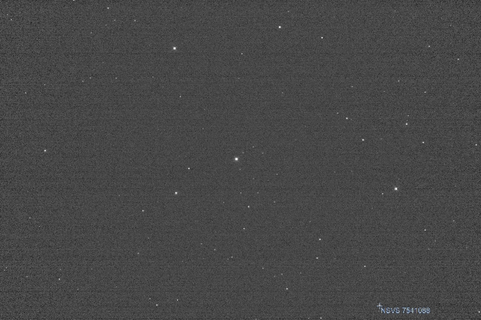 Mapka - NSVS 7541088, JD 2461111.04342