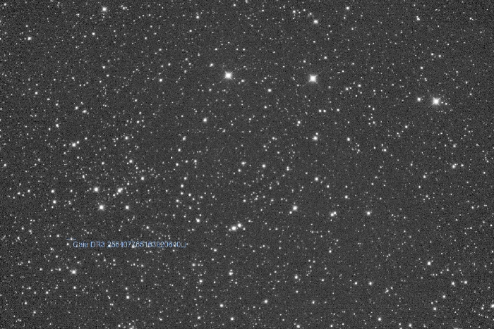 Mapka - Gaia DR3 256407765163920640, JD 2461026.08709