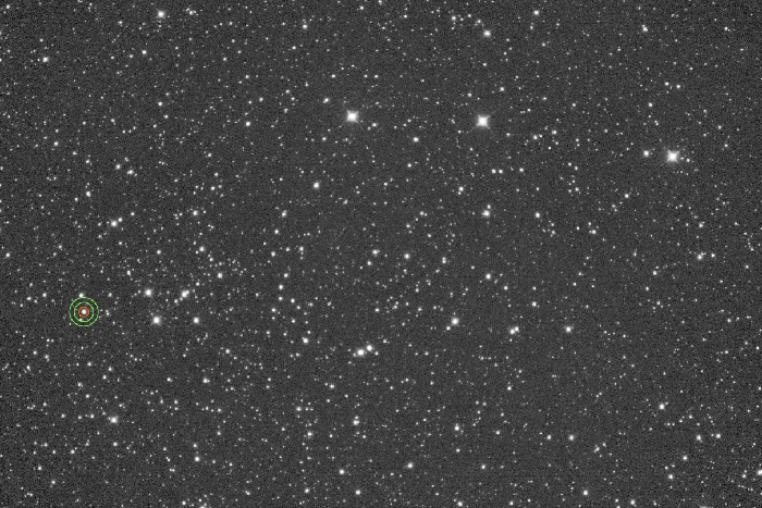 Mapka - Gaia DR3 256408173181702016, JD 2461026.08709