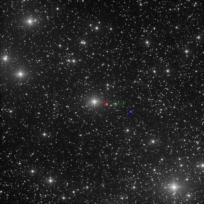 Mapka - V1353 Cas, JD 2461319.29646