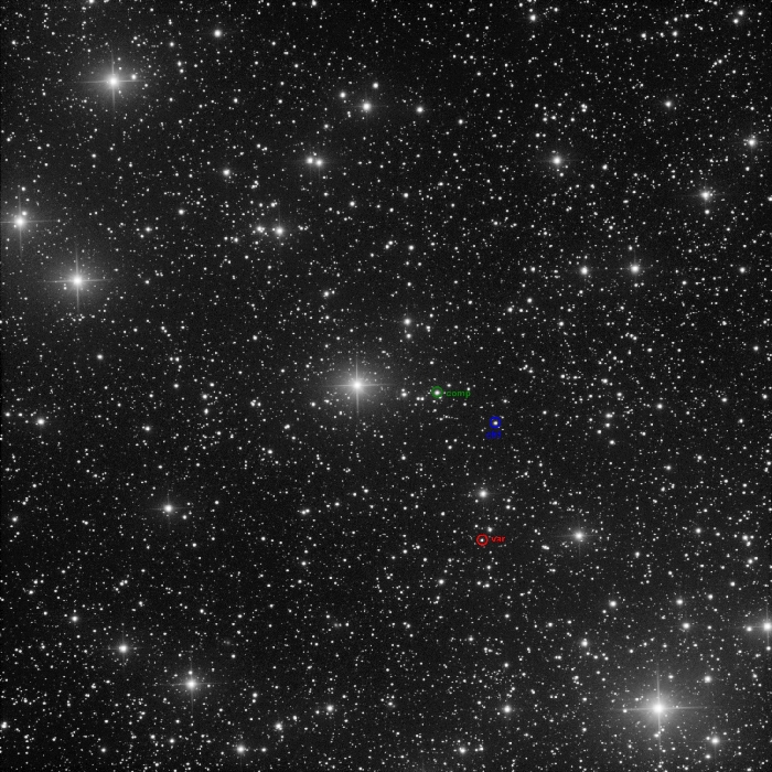 Mapka - V1351 Cas, JD 2461319.29646