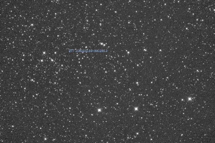 Mapka - ZTF J050239.89+500255.9, JD 2461026.08709