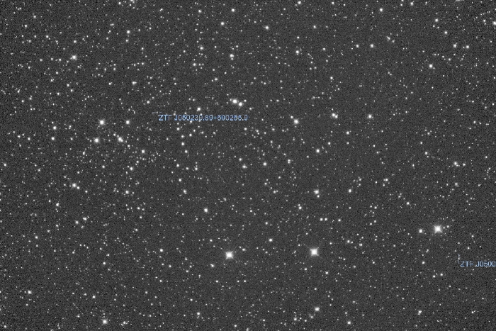 Mapka - ZTF J050003.85+501624.8, JD 2461026.08709