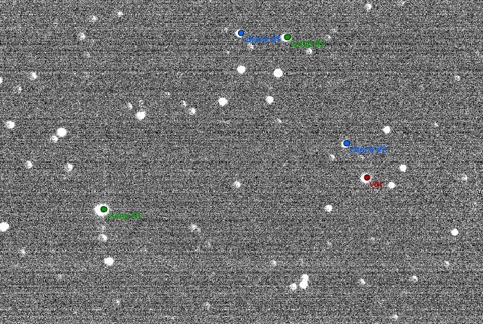 Mapka - V0381 Cas, JD 2461319.43538