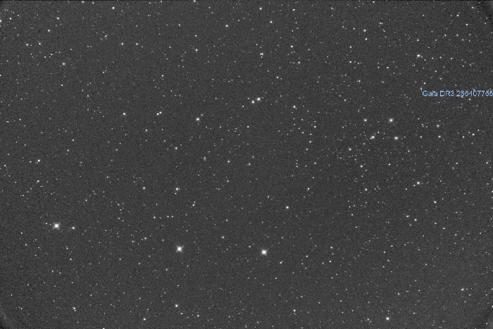 Mapka - Gaia DR3 256407765163920640, JD 2460986.13217