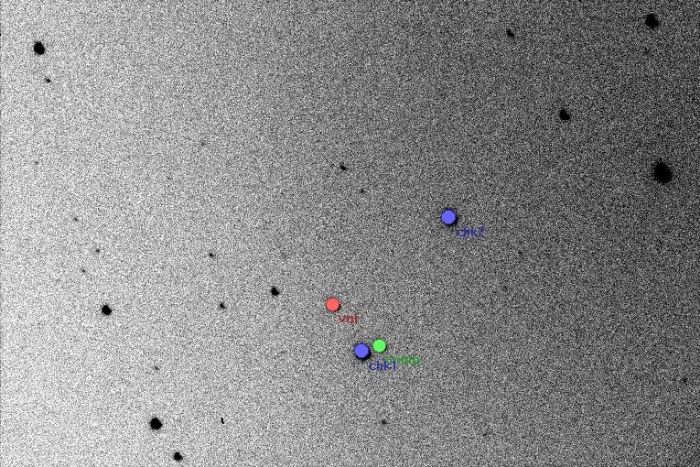 Mapka - IW UMa, JD 2455258.58885