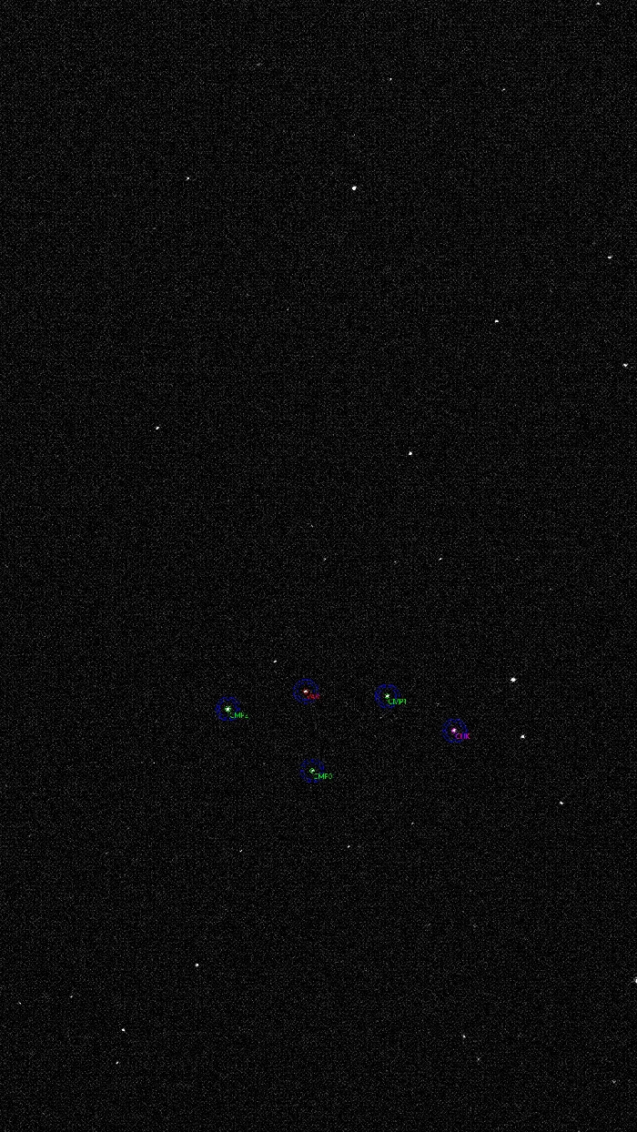 Mapka - NSVS 2636345, JD 2461339.54155