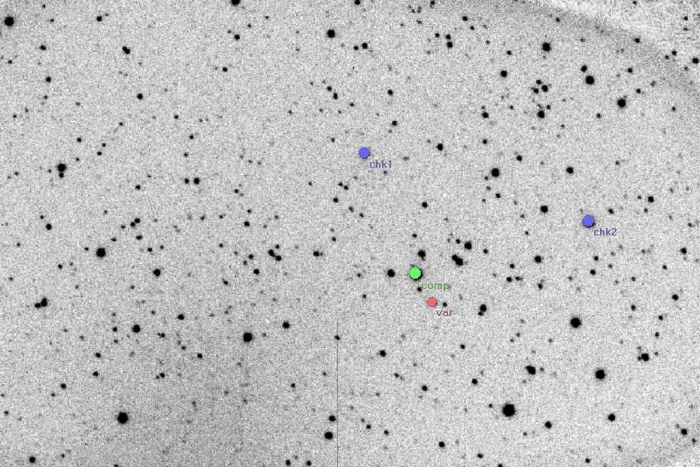 Mapka - V0409 Cam, JD 2454018.34714